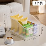 带盖收纳盒家用橱柜冰箱蔬果调料零食收纳箱多功能带滑轮整理盒