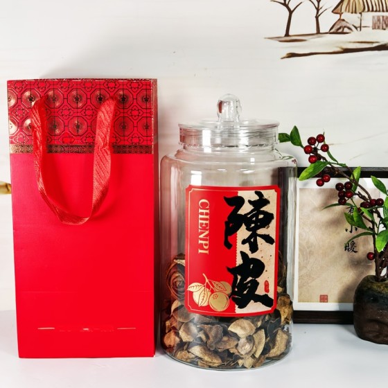 食品级密封罐PET250-500克装滋补干货药材陈皮包装瓶通用储存罐