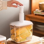 电动抽气真空保鲜盒食品密封罐沥水杂粮储物罐厨房冰箱食物收纳盒