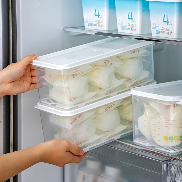 存奶保鲜盒透明密封盒冷冻收纳盒冰箱母乳专用食品级奶袋储存盒