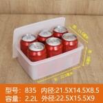 肥猫加厚保鲜盒冰箱密封收纳盒食品级PP塑料大容量微波炉专用饭盒