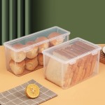 面包存放盒保鲜盒馒头包子食品级点心零食吐司收纳盒面条密封盒子