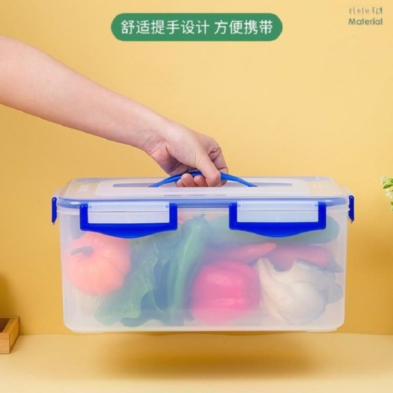食品级保鲜盒耐高温塑料透明冰柜带盖密封冰箱水果收纳储物盒