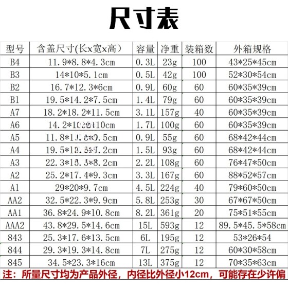 食品收纳盒塑料保鲜盒长方形迷你冰箱冷冻带盖密封储物盒批发