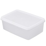 食品收纳盒塑料保鲜盒长方形迷你冰箱冷冻带盖密封储物盒批发