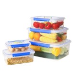 包邮商用透明食品级冰箱保鲜盒大容量密封盒耐高温冰柜食物收纳盒