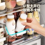 透明收纳盒冰箱专用水果蔬菜鸡蛋储存保鲜盒厨房桌面整理收纳盒子