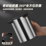 跨境直供食品级不锈钢密封罐保鲜盒碗储物杂粮收纳盒香料咖啡豆储