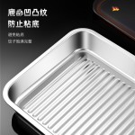 食品级饺子盒304不锈钢保鲜盒冰箱密封盒带盖盒子冷冻储藏盒批发