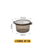 冰箱收纳盒保鲜盒食品级可冷冻厨房储物盒圆形带盖水果蔬菜食品盒