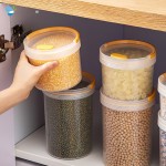 厂家直销五谷杂粮密封罐透明食品级厨房保鲜盒干果零食便携收纳罐