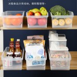 日式抽屉式冰箱收纳盒厨房食品级水果蔬菜鸡蛋盒冷藏保鲜储存盒
