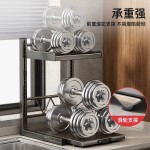 厨房微波炉台面置物架多功能多层家用多功能烤箱电饭煲桌面收纳架