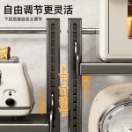 厨房微波炉台面置物架多功能多层家用多功能烤箱电饭煲桌面收纳架