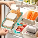 冰箱收纳盒带滑轮食品级PP材质厨房蔬菜水果鸡蛋整理储物盒抽屉式