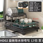 碳钢厨房置物架台面可折叠微波炉收纳架多功能