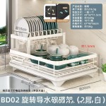 碳钢厨房置物架台面可折叠微波炉收纳架多功能