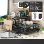 碳钢厨房置物架台面可折叠微波炉收纳架多功能
