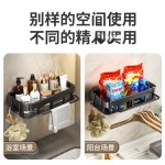 跨境抹布架厨房收纳架免打孔置物架壁挂式调料架家用水槽沥水篮