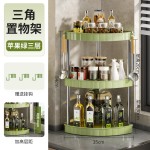 厨房调味架多层置物角落地转角可移动卫生间厕所洗手间浴室三角架
