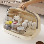 宝宝奶瓶收纳箱置物架带盖防尘沥水架辅食工具专用婴儿碗筷餐具盒