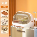 婴儿奶瓶收纳盒沥水架家用厨房防尘碗柜水杯收纳盒沥水杯架置物架
