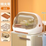 婴儿奶瓶收纳盒沥水架家用厨房防尘碗柜水杯收纳盒沥水杯架置物架