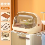 婴儿奶瓶收纳盒沥水架家用厨房防尘碗柜水杯收纳盒沥水杯架置物架
