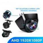 AHD切CVBS 通用摄像头鱼眼镜头 170° 前/后视图倒车后视摄像头HD