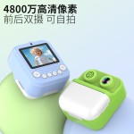 彩色儿童即时可打印相机迷你拍立得学生节日礼物蓝牙高清数码照相