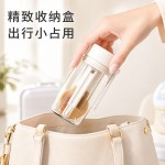 便携硅胶奶瓶盒装奶嘴吸管清洁刷奶瓶刷套装内沥水架外出旅行套装