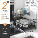 跨境厨房水槽沥水置物架台面多功能筷子刀具多功能收纳筷桶碗碟架