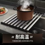 【源头厂家】可折叠沥水架子厨房碗碟筷硅胶收纳置物架（一件代发