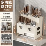 刀架筷子笼一体厨房置物架菜刀刀具三合一筷笼筒勺子置物架批发