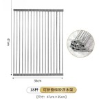 不锈钢沥水架洗水池厨房家用收纳架碗碟筷置物架滤水架可折叠碗架