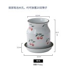 中式复古陶瓷筷子筒筷子勺子置物架厨房收纳盒家用沥水筷子笼厨具