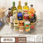 旋转调料盘家用厨房旋转调料置物架多功能油盐酱醋调味佐料收纳盒