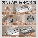 跨境抹布沥水架厨房置物架免打孔壁挂式家用沥水篮水龙头水槽收纳