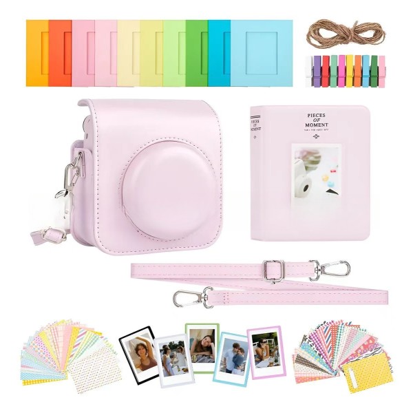 拍立得配件套张6合一 适用于instax mini 12相机包相册相框贴纸