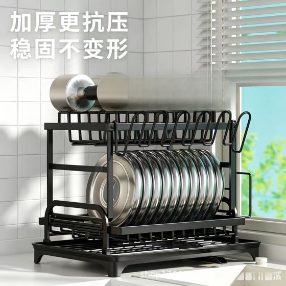 厨房置物架碗碟盘沥水架家用多功能放碗架筷子刀具砧板水杯收纳架