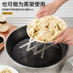 不锈钢厨房可伸缩碗碟盘架隔热蒸架挂架收纳沥水碗碟架折叠锅盖架