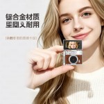 铝合金材质相机迷你拇指相机翻转屏自拍高清摄像内置补光灯
