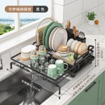 厨房台面收纳架水槽延伸沥水篮碗架洗碗池置物架窗台延伸置物架