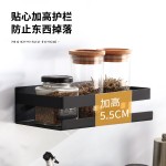 酒店工程专用304不锈钢壁挂式调料架打孔安装浴厨置物架批量批发