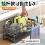 跨境厨房置物架海绵沥水架水龙头洗菜池水槽洗碗抹布收纳沥水架子
