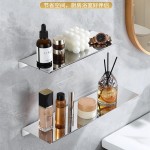 酒店简约不锈钢化妆品架厨卫调味架阳台浴室收纳手机家用置物架