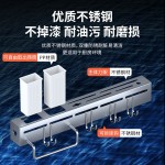 碳钢刀架壁挂式筷子筒刀具多功能收纳架厨房免打孔壁挂架厂家直销
