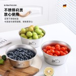 不锈钢沥水篮滤水篮盆家用双层沥水篮厨房洗水果迷你卡通洗菜盆