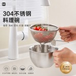 跨境淘米神器304不锈钢沥水篮 小号洗水果芝麻洗菜盆漏网篮备菜碗
