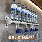 304不锈钢厨房挂钩免打孔挂杆多功能壁挂锅铲勺子刀架锅盖置物架